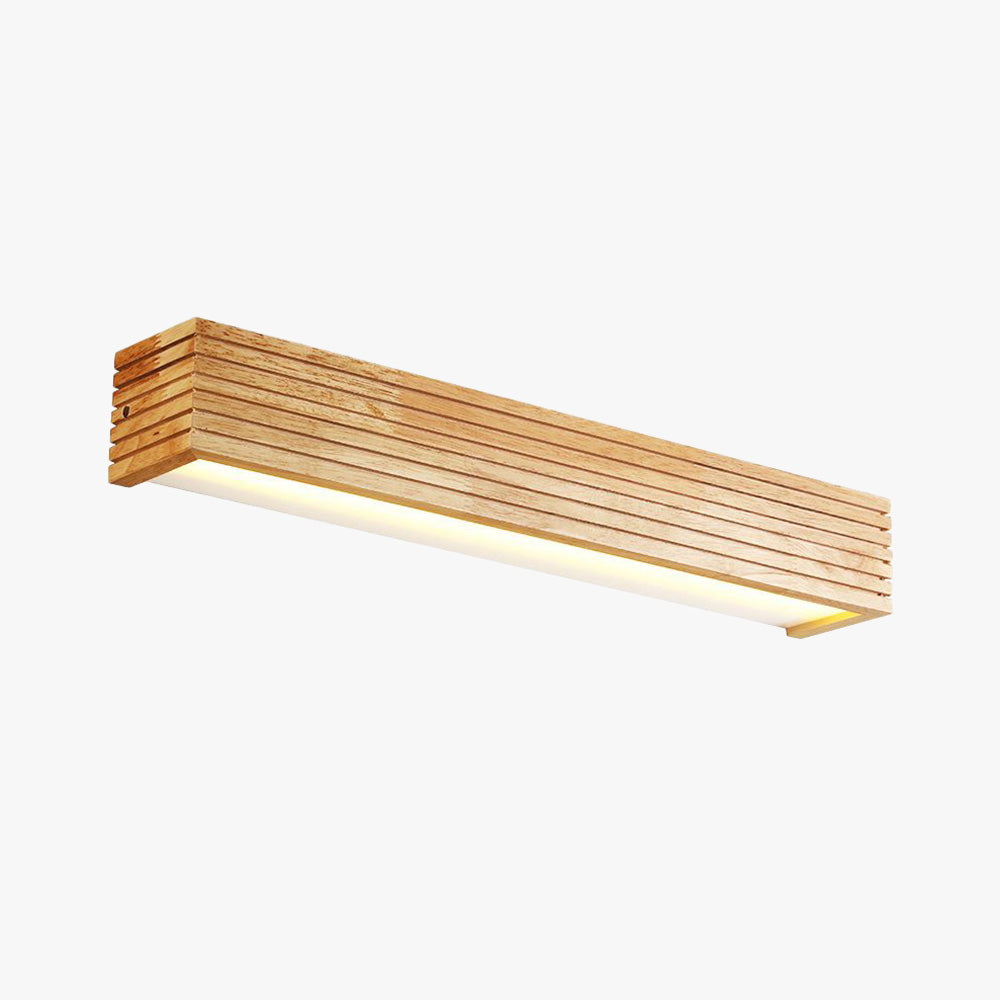 Muto Modern Wooden LED Indoor Wall Light, Bedroom - Neutral Decor