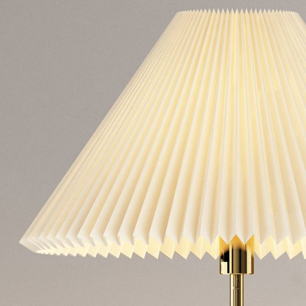 Ozawa Pleated Floor Lamp, 2 Colour - Neutral Decor