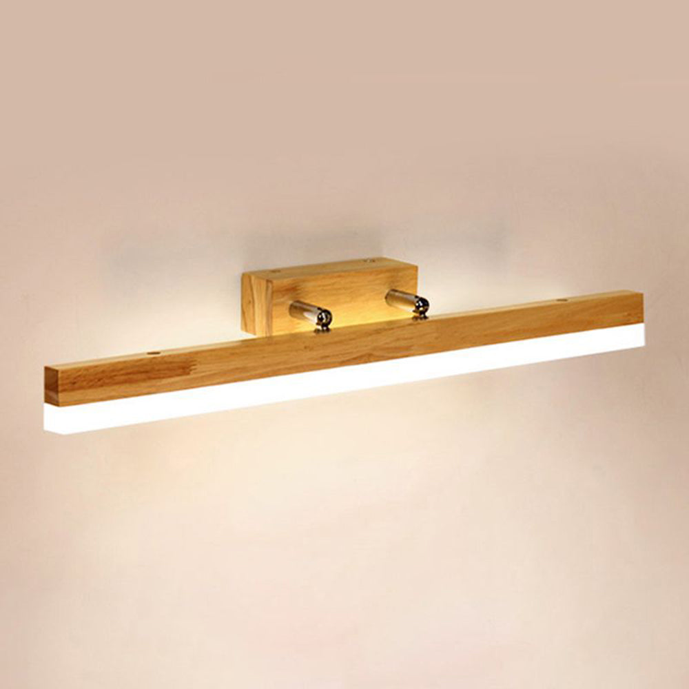 Muto Classic Wood Stretchable Mirror Vanity Bathroom Wall Lamp - Neutral Decor