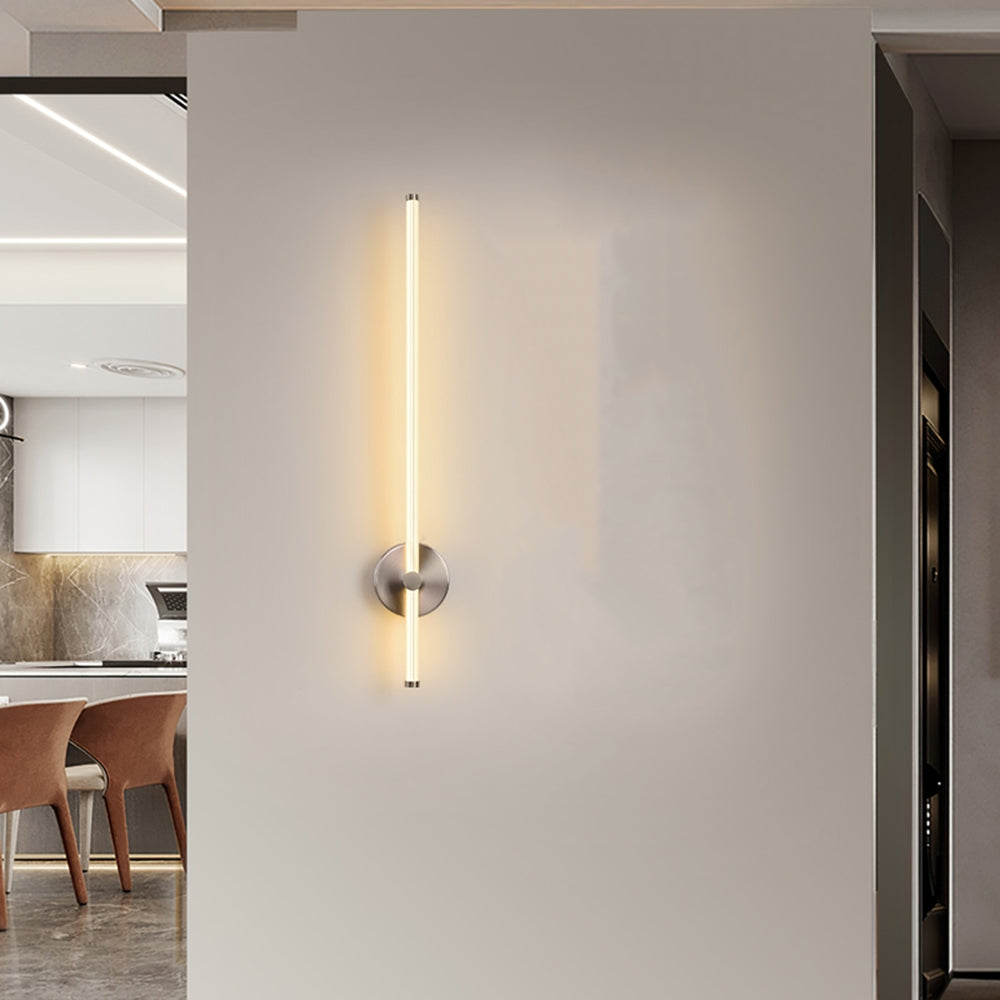 Arisha Coppery & Nickel Indoor Wall Lamp, Metal/Acrylic - Neutral Decor