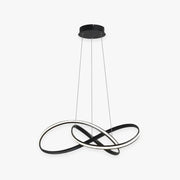 Arisha Pendant Light linear Modern, Acrylic/Metal, Black/White, Dining Room - Neutral Decor