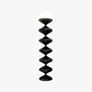 Salgado Bauhaus Gourd Floor Lamp, Black/White - Neutral Decor