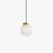 Arisha Modern Circle Glass Pendant Light for Bedroom & Hotel - Neutral Decor