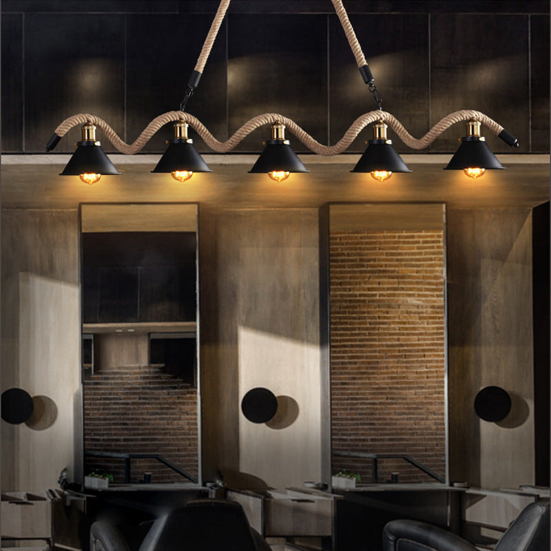 Epoch Vintage LED Black Pendant Light Metal Dining Room/Cafe - Neutral Decor