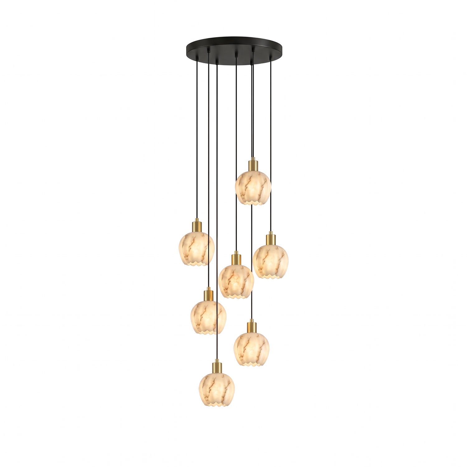Mian Alabaster Pendant Lamp-Neutral Decor