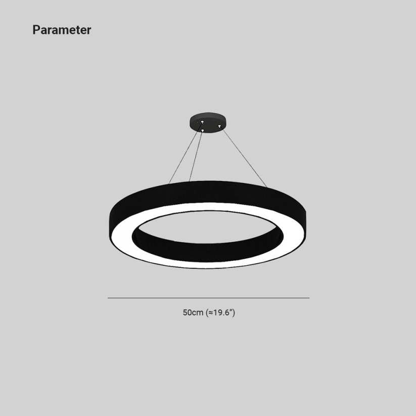 Arisha Minimalist Ring Pendant Light, Bedroom - Neutral Decor