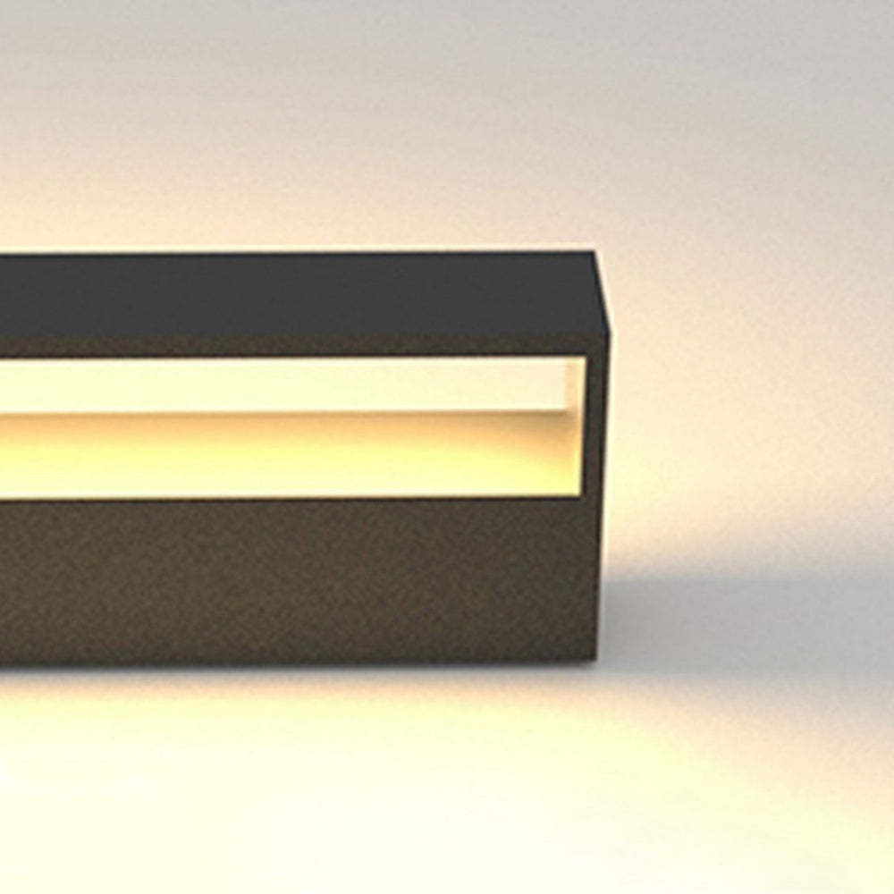 Ray Modern Hollow Outdoor Wall Lamp, Black/White - Neutral Decor
