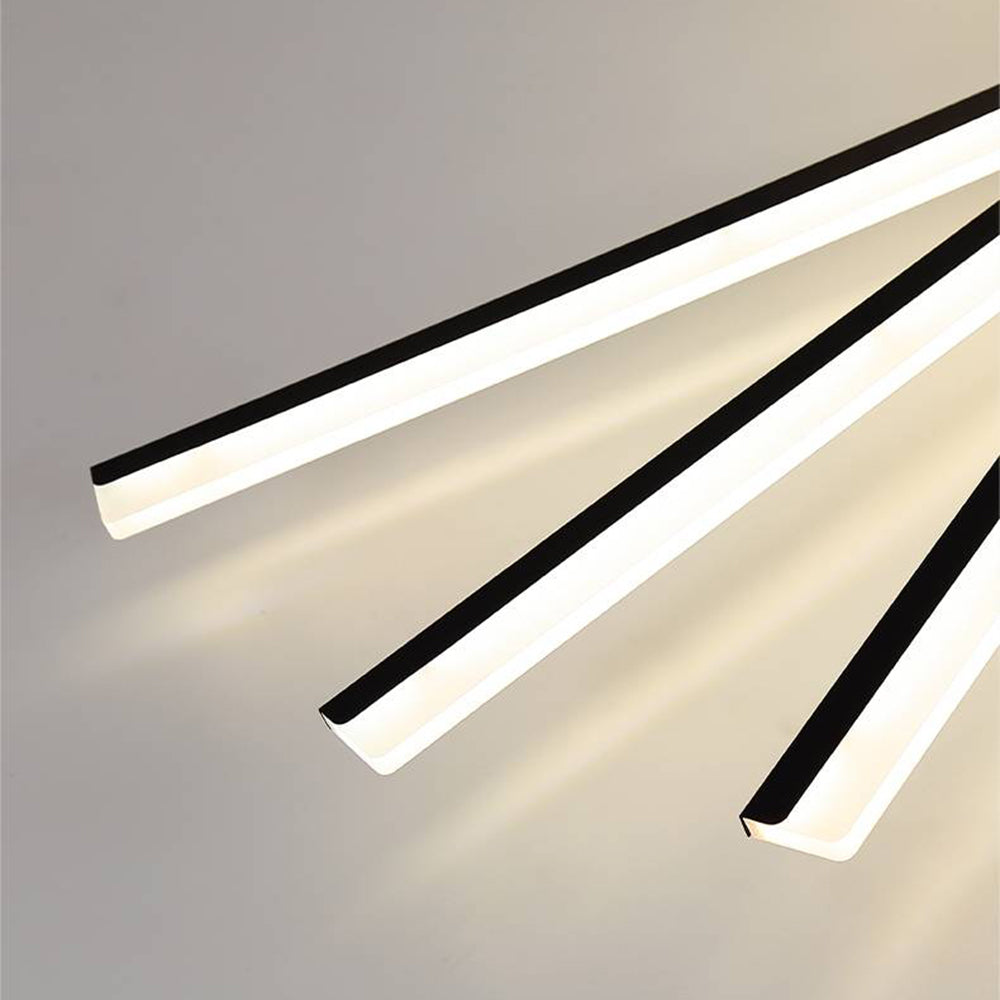 Arisha Linear Flush Mount Ceiling Light, 4 Colour - Neutral Decor