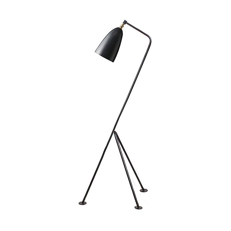 Morandi Modern Metal Cup Black Floor Lamp, Multi Colors - Neutral Decor