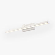 Arisha Nordic LinearMetal Mirror Front Vanity Wall Lamp, White - Neutral Decor