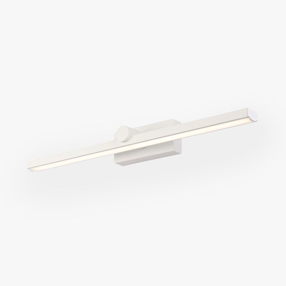 Arisha Nordic LinearMetal Mirror Front Vanity Wall Lamp, White - Neutral Decor