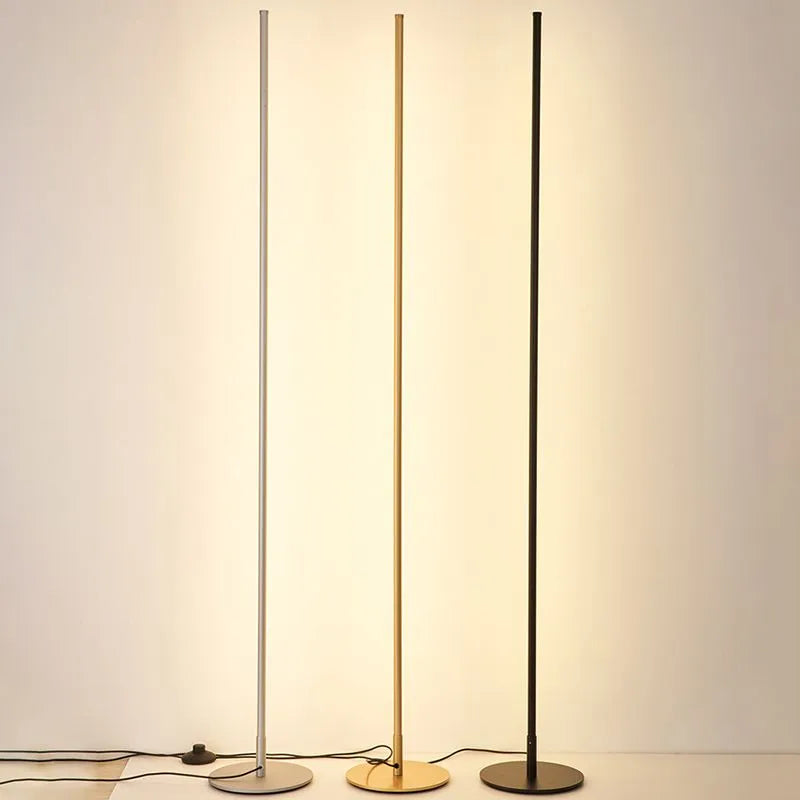 Mira Modern Minimalist Linear Floor Lamp - Neutral Decor
