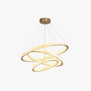 Kristy Contemporary Gold Luxury Ring Pendant Light - Neutral Decor