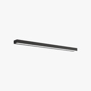 Arisha Modern Rectangular Linear Mirror Front Wall Lamp, Black - Neutral Decor