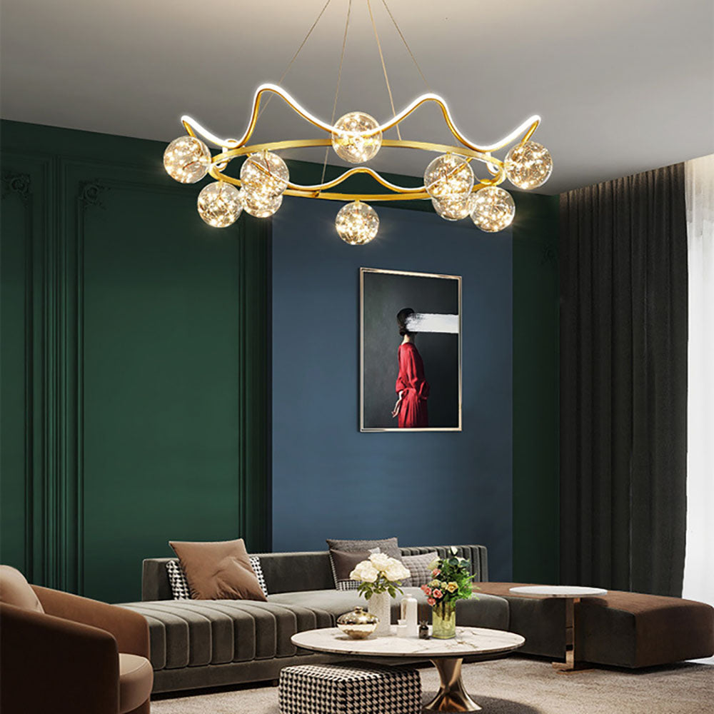 Arisha Nordic Creative Star Pendant Light Metal Living Room/Restaurant - Neutral Decor