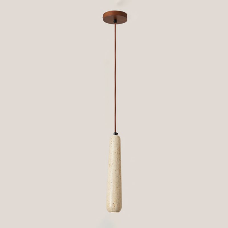 Muto Minimalist Wooden Pendant Light, Natural Wood Color - Neutral Decor