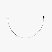 Arisha Modern Linear Metal/Silicone Pendant Light, Black - Neutral Decor