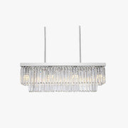 Kristy Modern Art Deco LED Pendant Light, Crystal/Metal - Neutral Decor