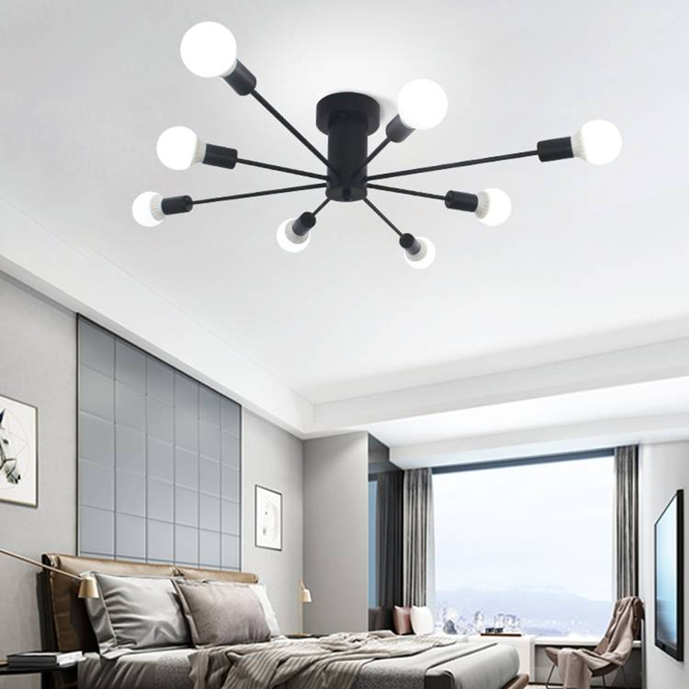 Silva Modern Simple Flush Mount Ceiling Light, 6/8/10 Heads - Neutral Decor