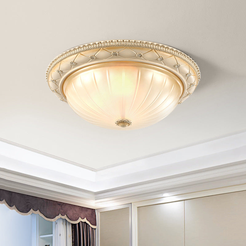 Silva Minimalist Flush Mount Ceiling Light Resin Living Room - Neutral Decor