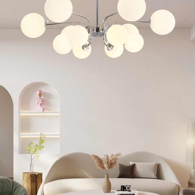 Valentina Modern LED Chandelier Chrome/Gold Living Room/Bedroom - Neutral Decor
