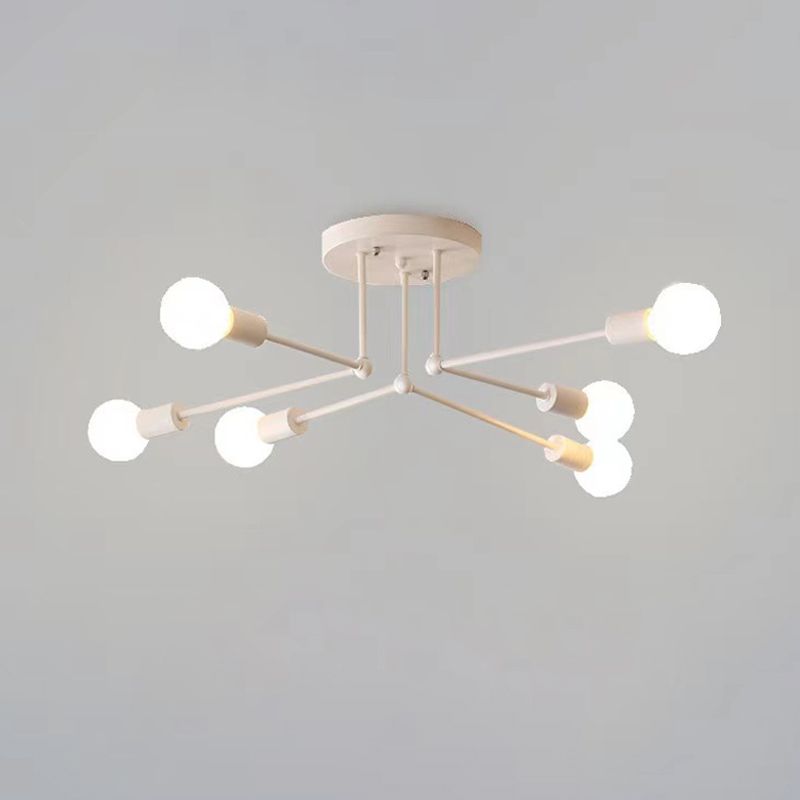 Valentina Flush Mount Ceiling Light Linear Industrial - Neutral Decor