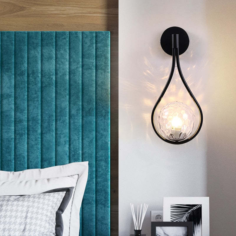 Valentina Drop Shape Wall Lamp, 2 Style - Neutral Decor
