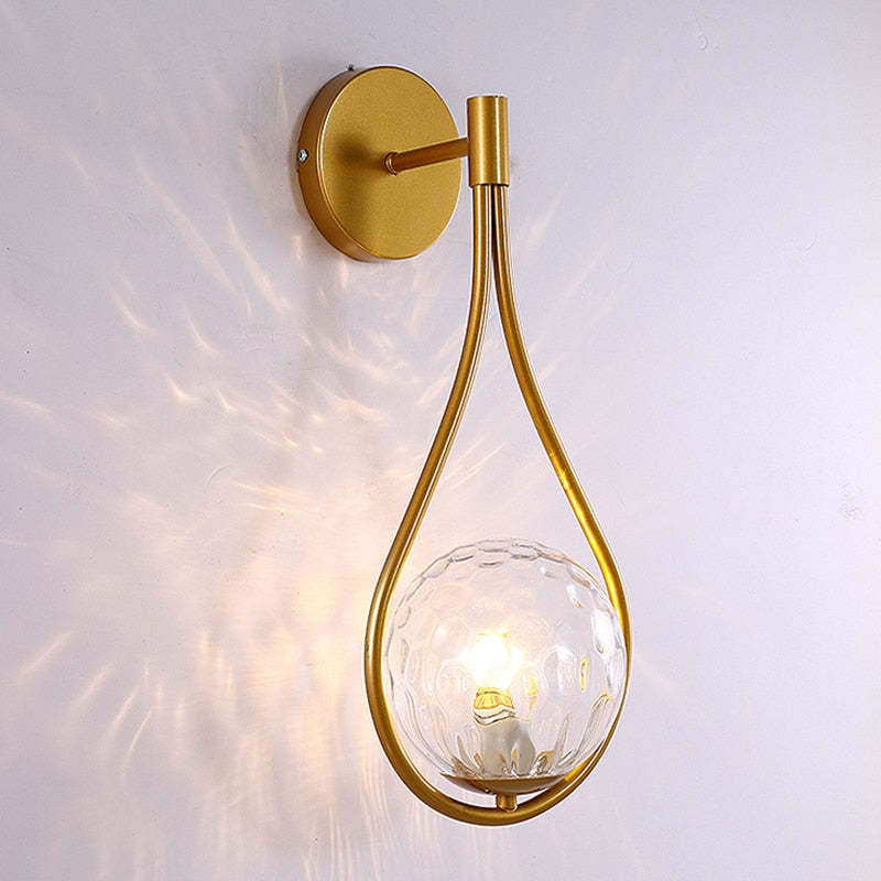 Valentina Drop Shape Wall Lamp, 2 Style - Neutral Decor