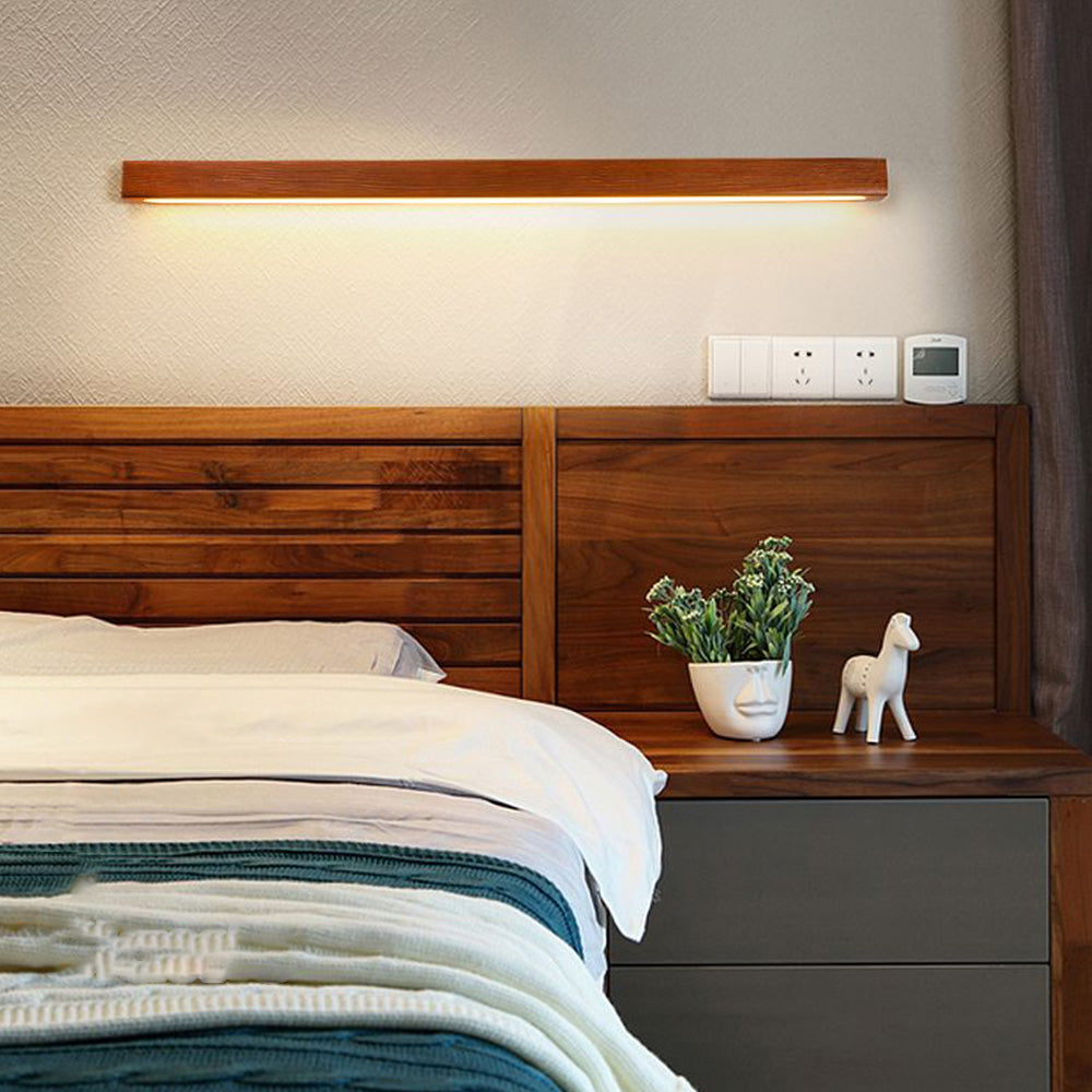 Zenx Wall Lamp Linear Wood - Neutral Decor
