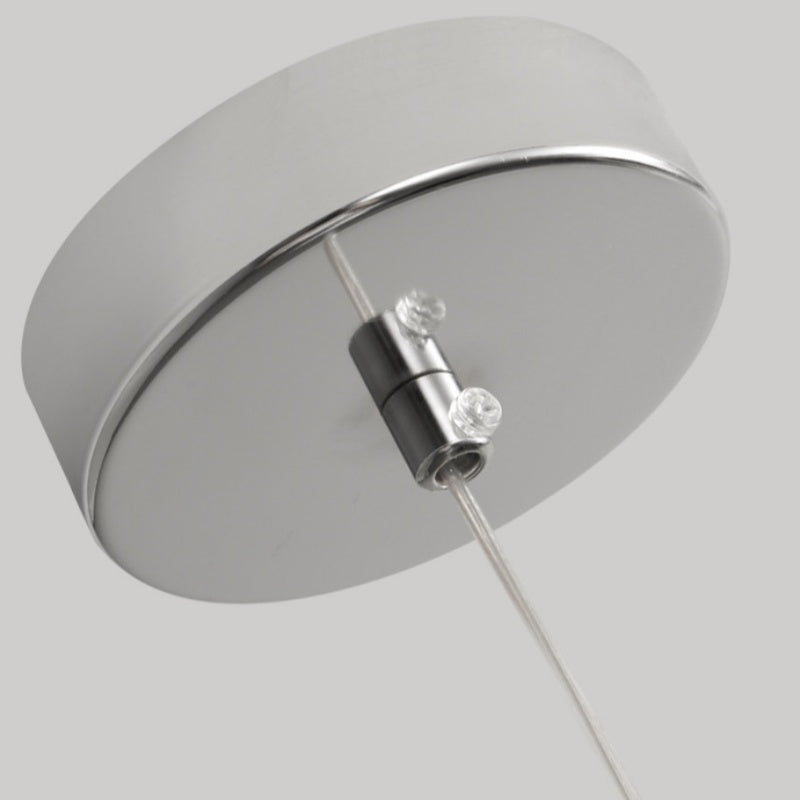 Valentina Modern LED Pendant Light Chrome Metal Dining Room/Bedroom - Neutral Decor