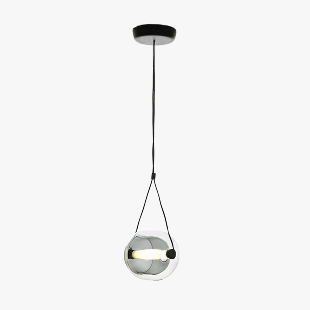Valentina Modern Bubble Glass Pendant Light, Blue/Yellow/Pink/Smoky Grey/White/Clear - Neutral Decor