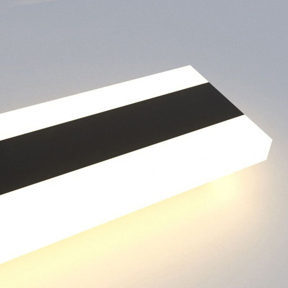Arisha Minimalist Linear Metal/Acrylic Wall Lamp, Bathroom - Neutral Decor