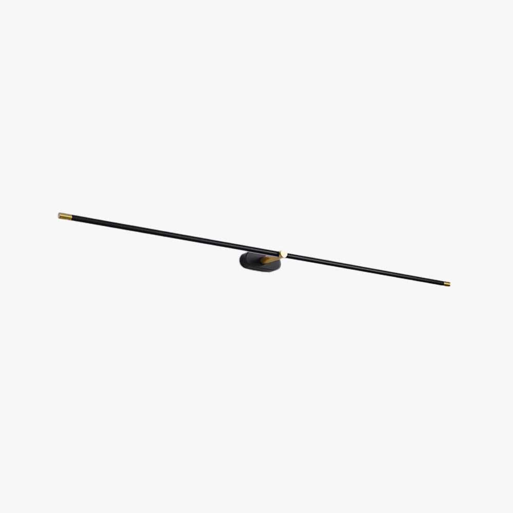 Ivox Minimalist Linear Wall Lamp Gold&Black - Neutral Decor