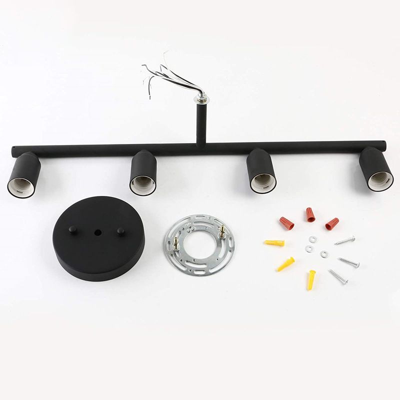 Silva Modern Glass Vanity Wall Lamp, Black, Bathroom, 3/4 Light - Neutral Decor