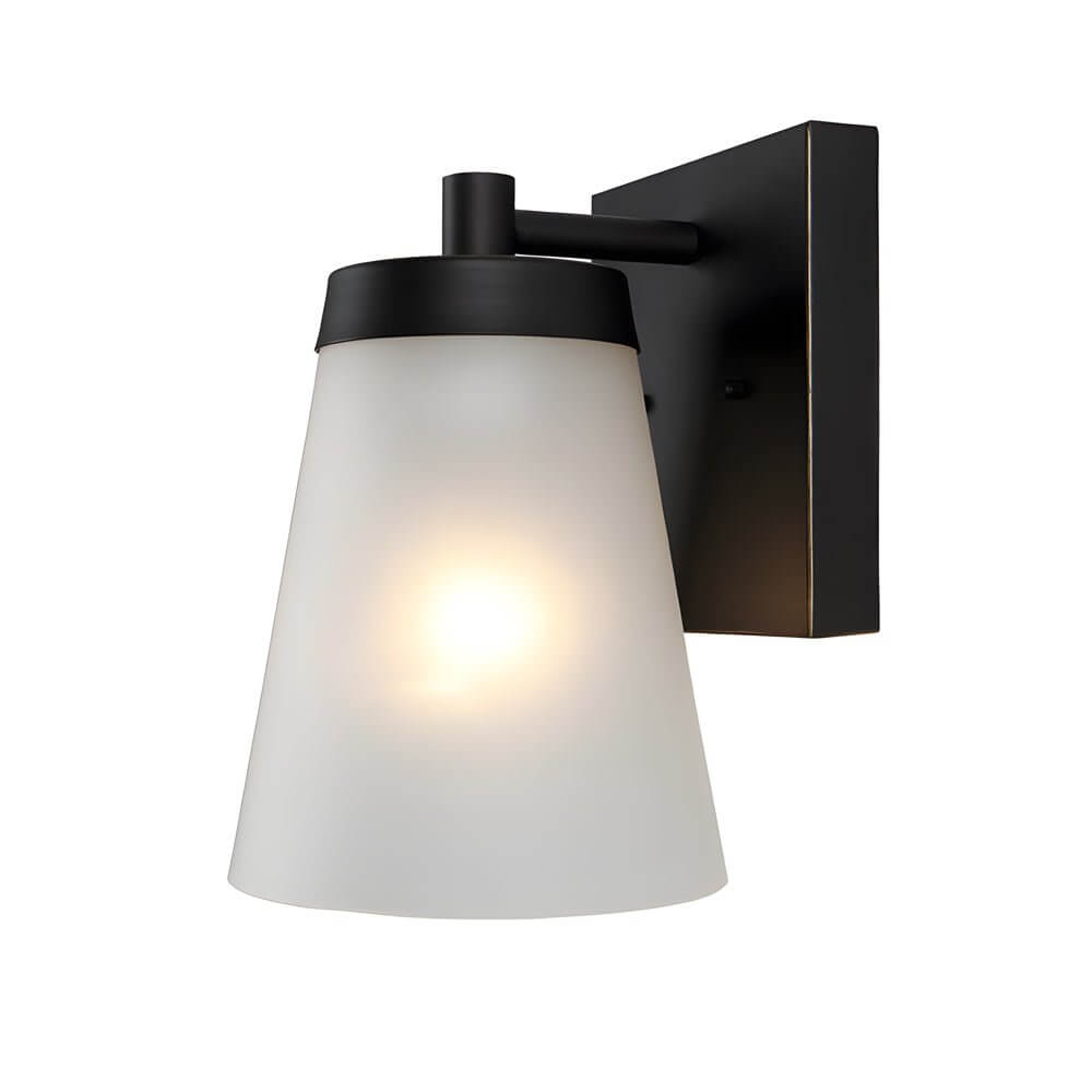 Supplan Traditional Sensor Glass Outdoor Wall Sconce