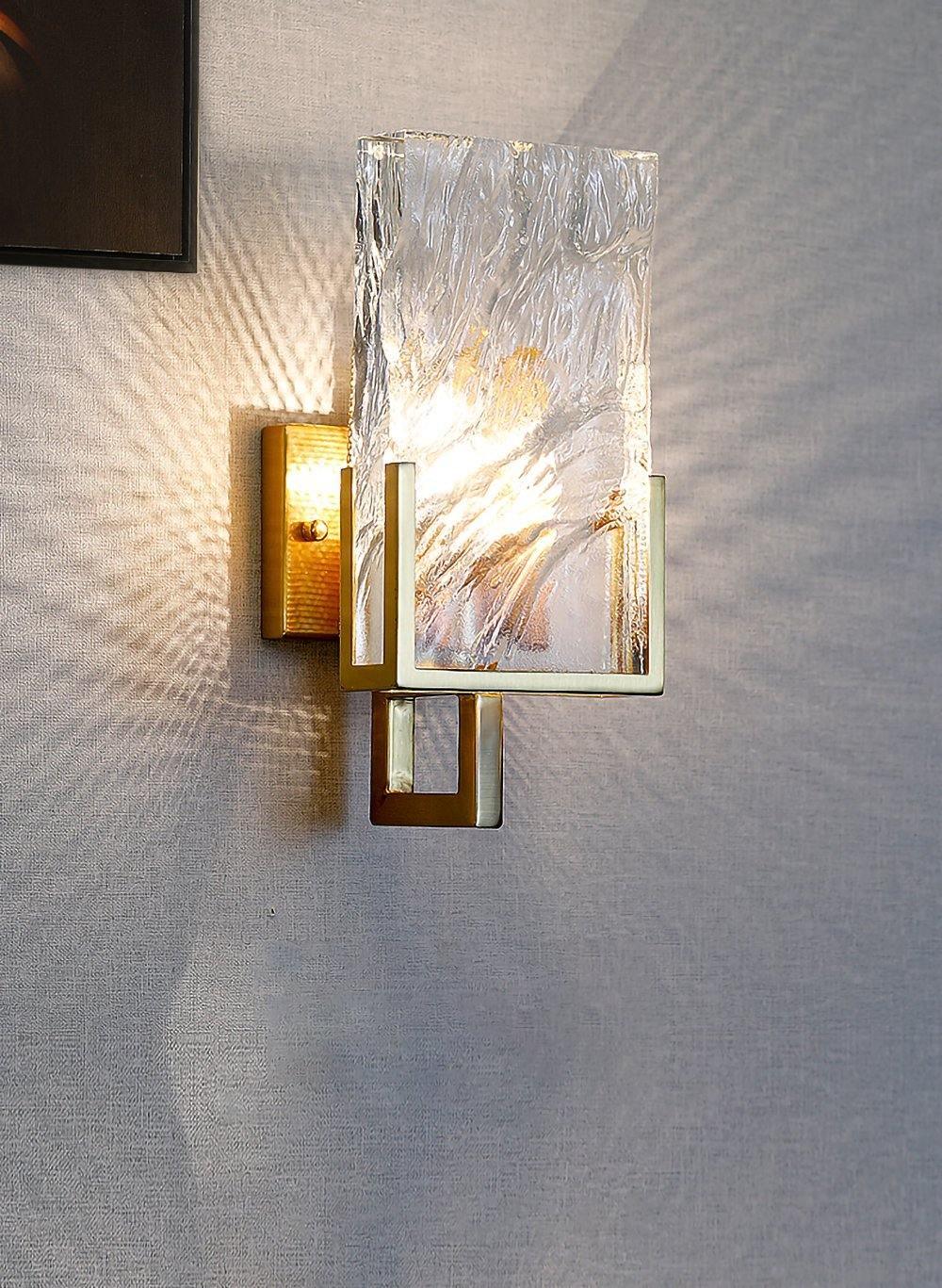 Ivenen Art Elegance Unique Ice Crystal Wall Lamp-Neutral Decor