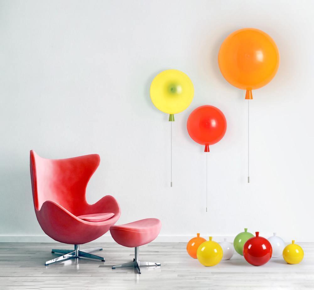 Kiri Cheerful Balloon Dream Plastic Wall Light-Neutral Decor