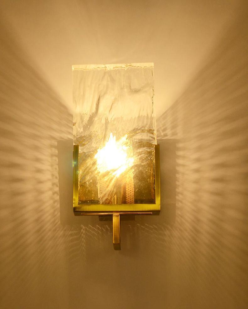 Ivenen Art Elegance Unique Ice Crystal Wall Lamp-Neutral Decor