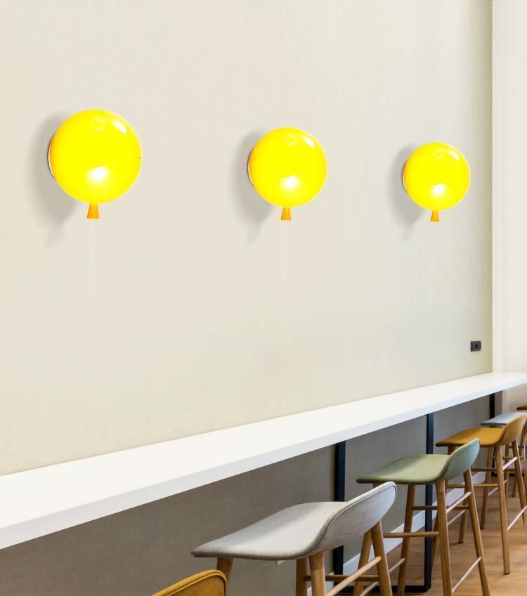 Kiri Cheerful Balloon Dream Plastic Wall Light-Neutral Decor