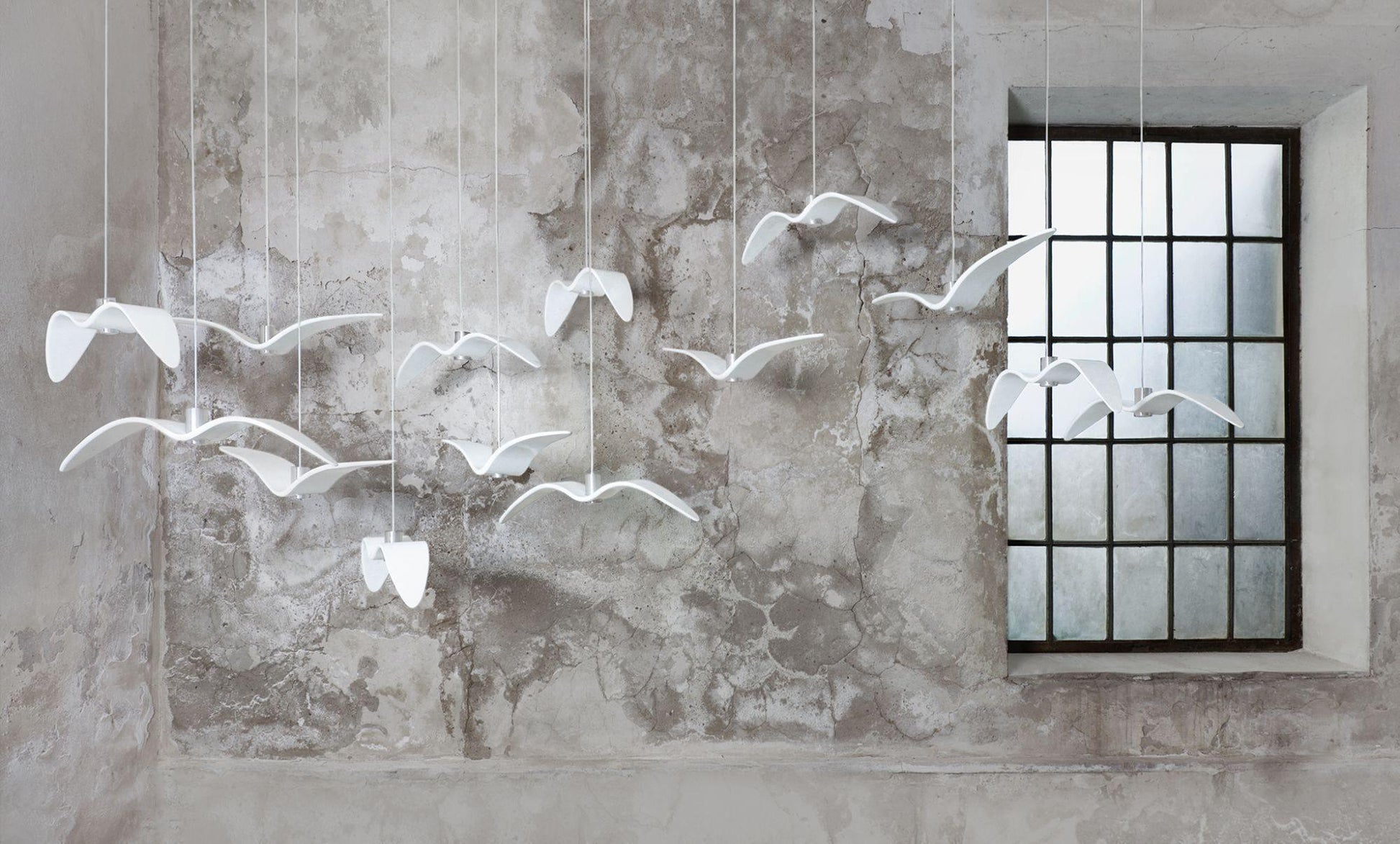 Ivoren Pendant Lamp Bird Wings for Living Room-Neutral Decor