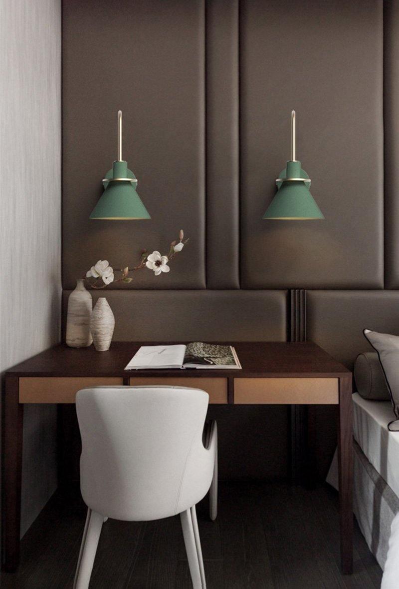 Lustra Wall Lamp Black Gold Minimalist-Neutral Decor