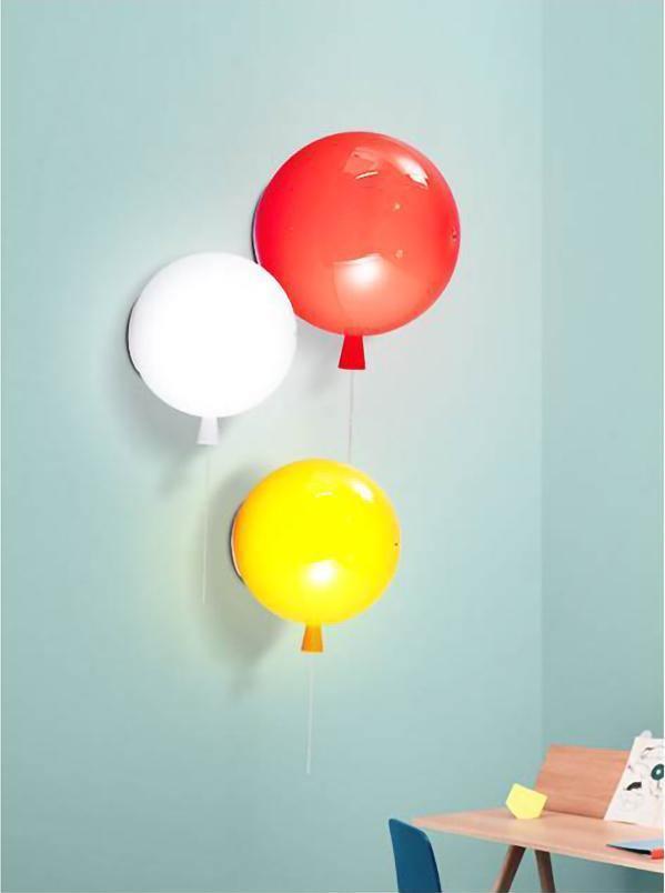 Kiri Cheerful Balloon Dream Plastic Wall Light-Neutral Decor