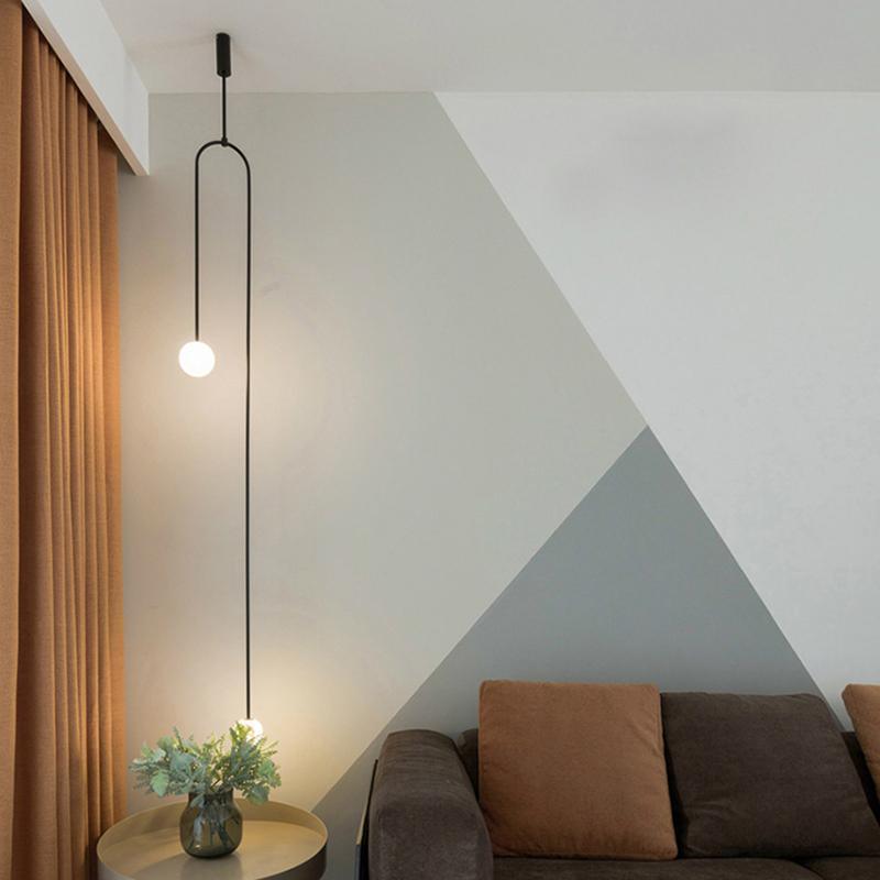 Lustra Chandelier Mobile Black Minimalist-Neutral Decor