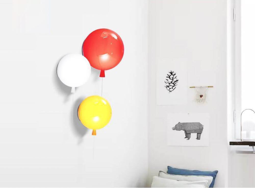 Kiri Cheerful Balloon Dream Plastic Wall Light-Neutral Decor