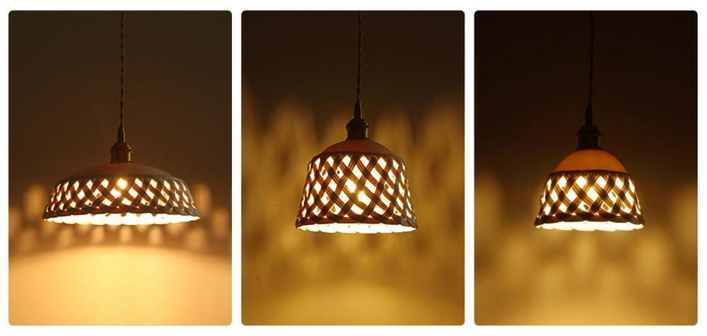 Seluna Ceramic Pendant Light-Neutral Decor