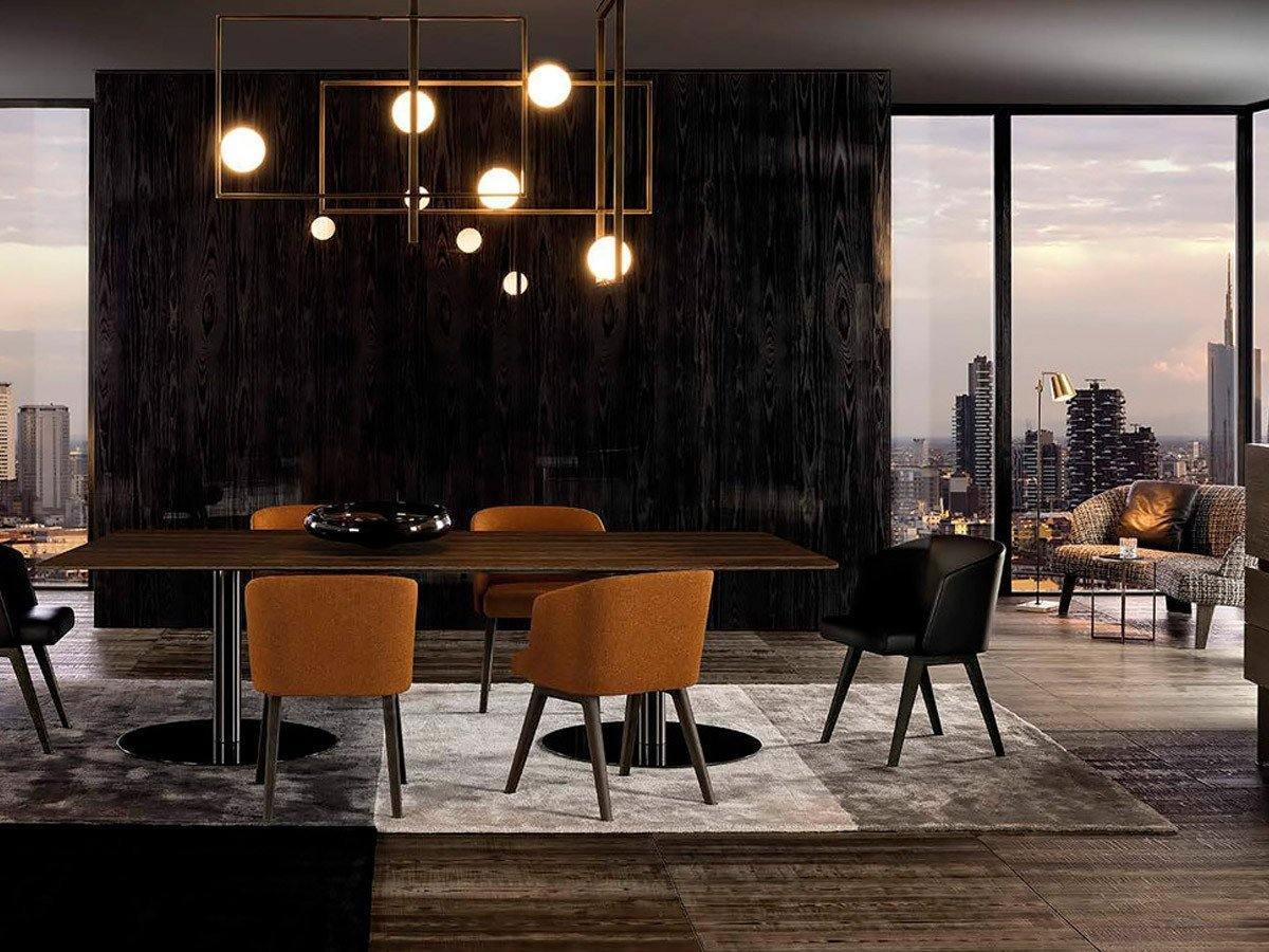 Lustra Chandelier Mondrian Glass Brass Geometric Modern-Neutral Decor