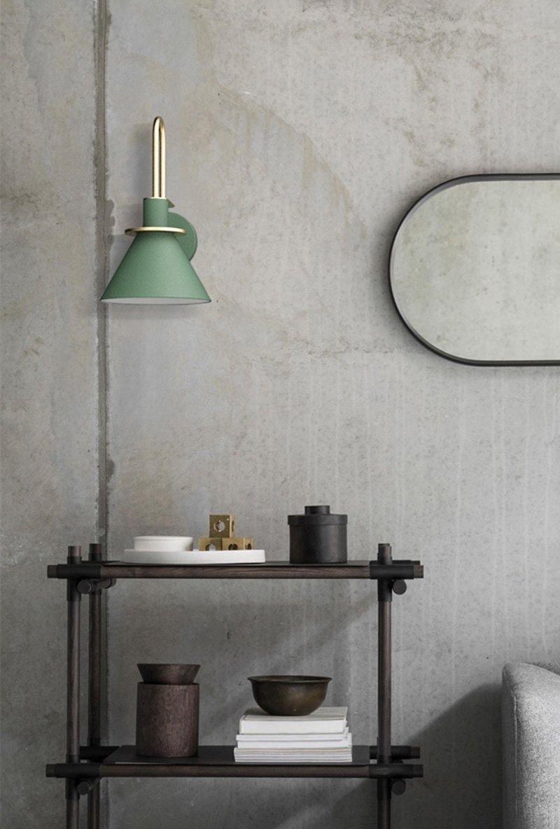 Lustra Wall Lamp Black Gold Minimalist-Neutral Decor
