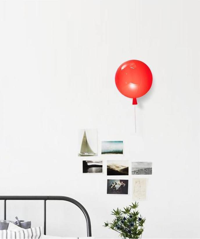 Kiri Cheerful Balloon Dream Plastic Wall Light-Neutral Decor
