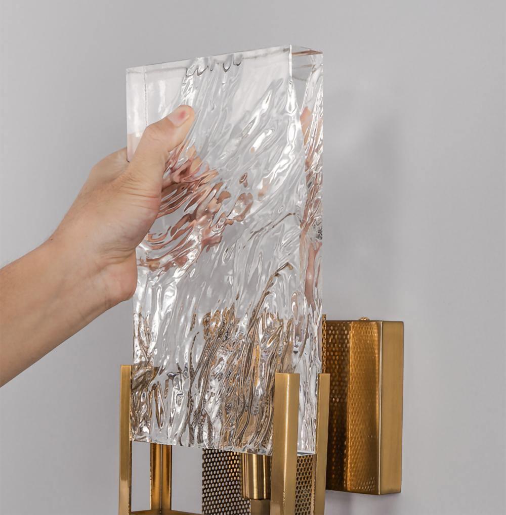 Ivenen Art Elegance Unique Ice Crystal Wall Lamp-Neutral Decor