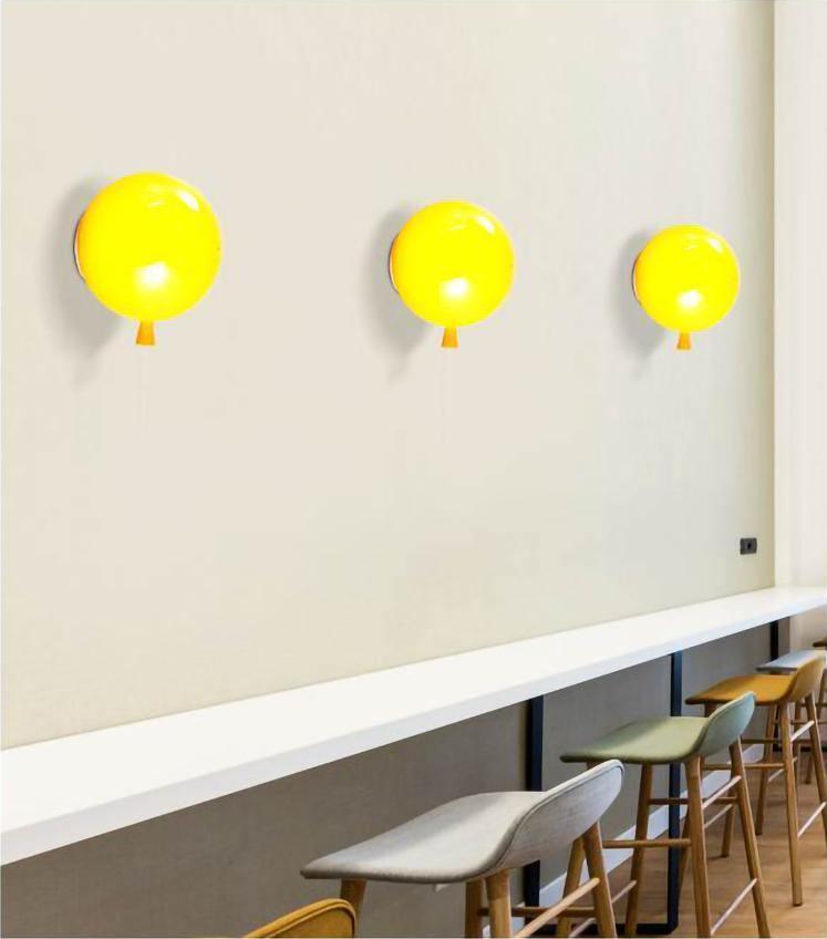 Kiri Cheerful Balloon Dream Plastic Wall Light-Neutral Decor